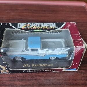 Ford Ranchero Diecast Model - Blue and White New 1/43 Scale